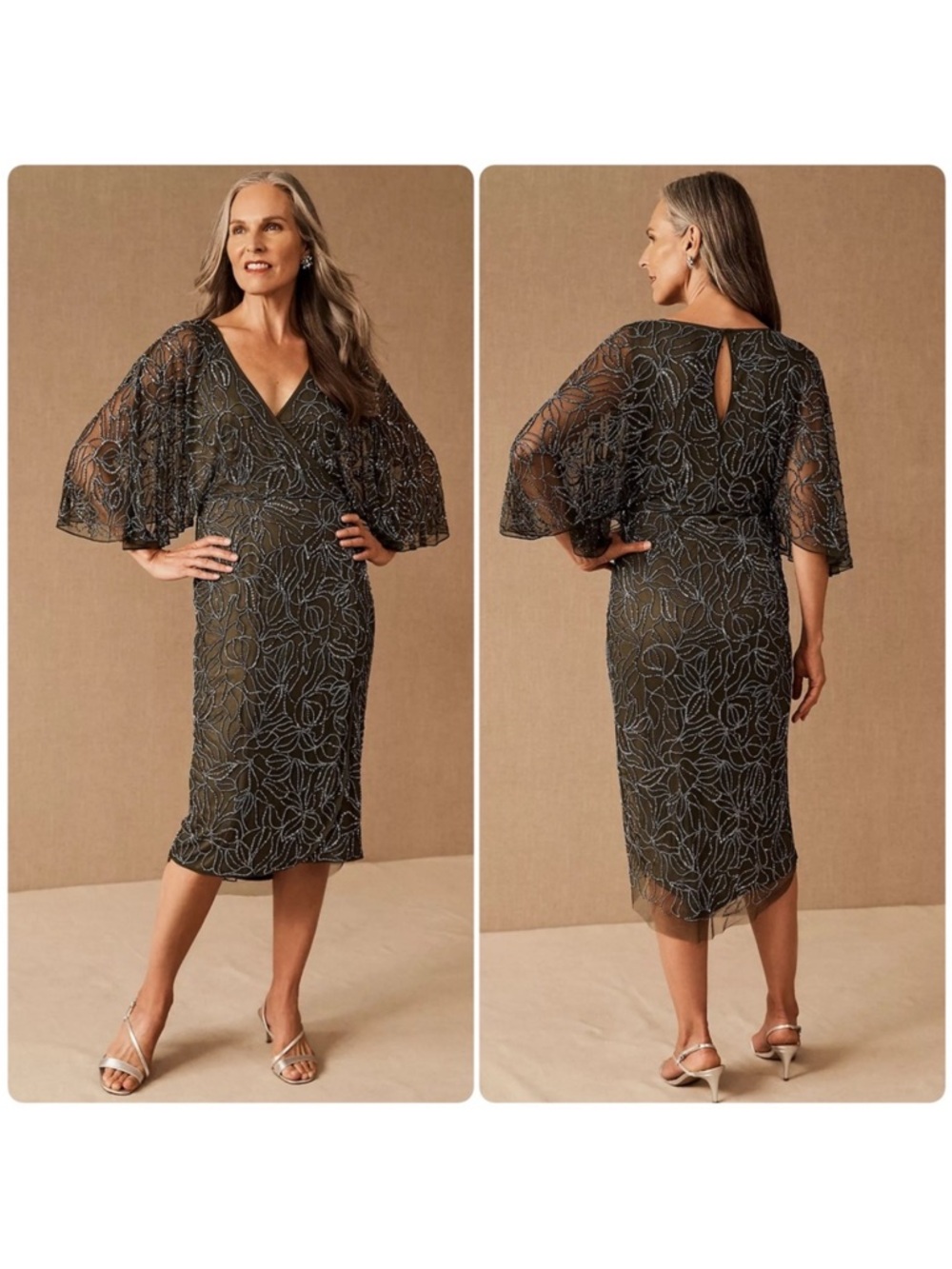 NWOT Anthropology BHLDN Hannon Beaded Dress